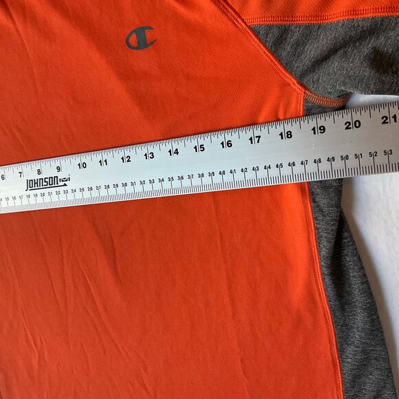 Champion Men’s Short Sleeve T-shirt size M, Orange & Gray - Picture 2 of 5